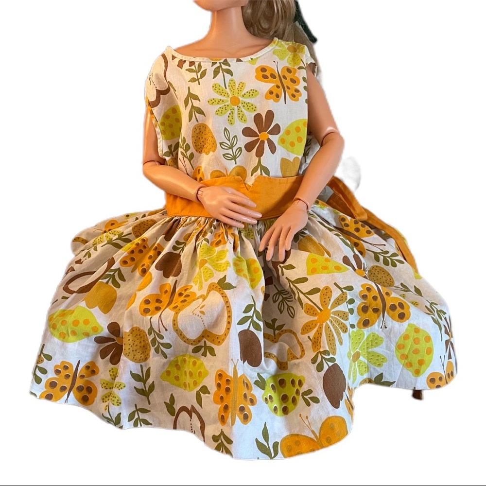 1960s vintage dress 2T-3T